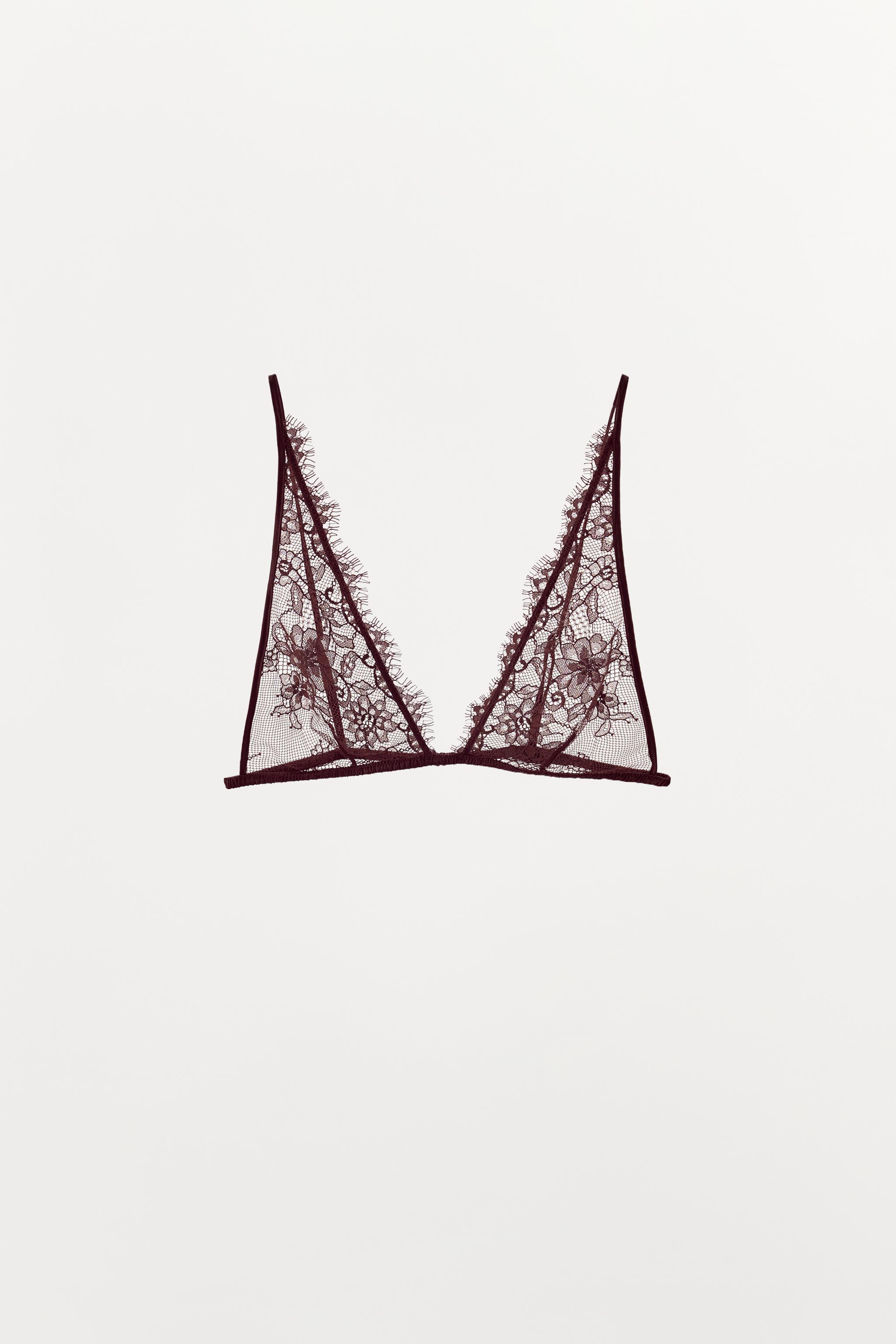 TRIANGLE LACE BRA
